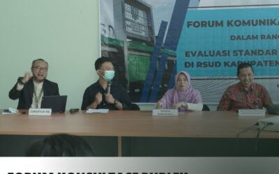 Forum Konsultasi Publik dalam rangka evaluasi standar pelayanan di lingkungan RSUD Kabupaten Kubu Raya
